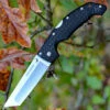 Cold Steel 29AT Large Voyager Tanto Point, 4" AUS10A Plain Blade, Black Grive-Ex Handle