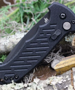 Gerber 06 Auto Tanto 30-000193N, 3.50" CPM-S30V Black Part Serrated Blade, G-10 Handle -Buck Knives Sales 30 000193.2 80285.1621019658