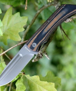 KA-BAR 3066 Mark 98 Folder, 3.5" 5Cr15 Plain Blade, Multi-Colored G-10 Handle