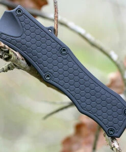 Hogue 34006 OTF, 3.5" Black Tanto Blade, Black Aluminum Handle -Buck Knives Sales 34006.3 27299.1566586200