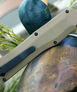 Benchmade Knives Benchmade 3400BK-2 Autocrat, 3.71" CPM-S30V Black Double Edge, Coyote Brown G-10 Handle -Buck Knives Sales 3400BK 2.4 43038.1580921464