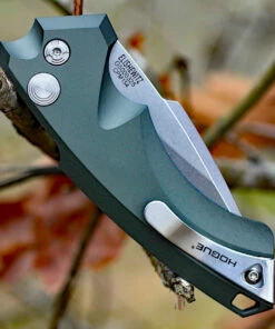 Hogue 34531 EX-A05, 3.5" 154CM Spear Point Plain Blade, Matte OD Green Aluminum Handle -Buck Knives Sales 34531.2 27497.1566586173