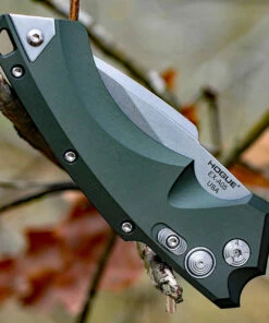 Hogue 34531 EX-A05, 3.5" 154CM Spear Point Plain Blade, Matte OD Green Aluminum Handle -Buck Knives Sales 34531 40876.1566586172