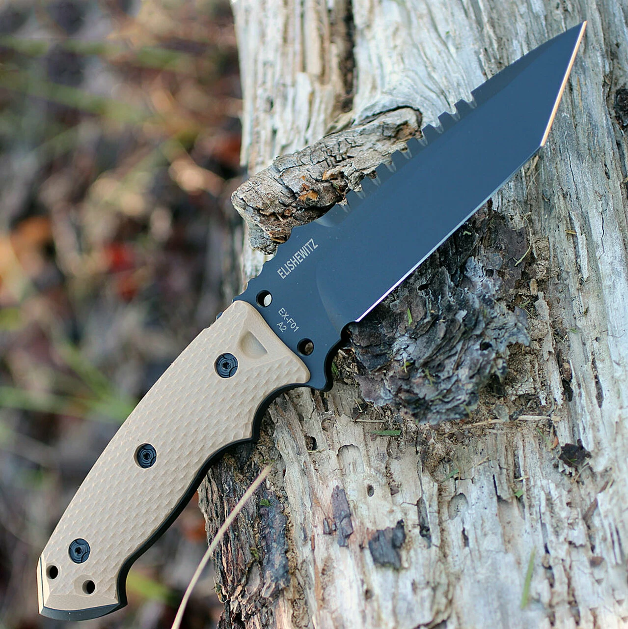 Hogue 35127 EX-F01, 5.5" A2 Plain Blade, Flat Dark Earth G-10 Handle 2 Hogue 35127 EX-F01, 5.5" A2 Plain Blade, Flat Dark Earth G-10 Handle - Image 2