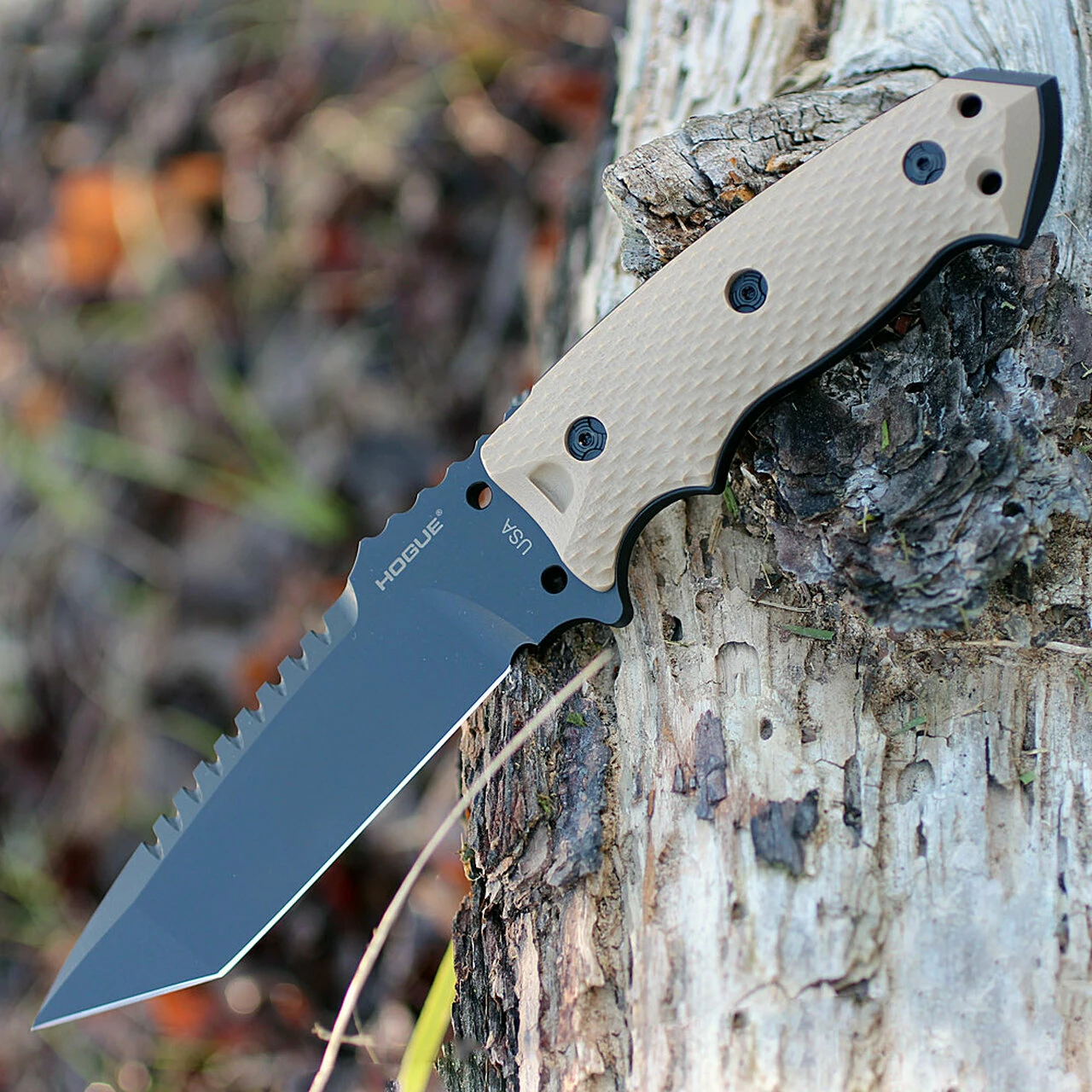 Hogue 35127 EX-F01, 5.5" A2 Plain Blade, Flat Dark Earth G-10 Handle 1 Hogue 35127 EX-F01, 5.5" A2 Plain Blade, Flat Dark Earth G-10 Handle