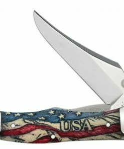 Case Kickstart Mid-Folding Hunter 36035 Vintage Flag Series (61265L SS)