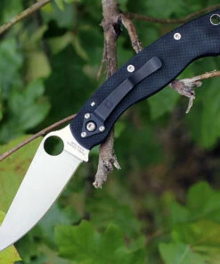 Spyderco Knives Spyderco C36GPLE Military Left Hand, 4" CPM S30V, Black G-10 Handle