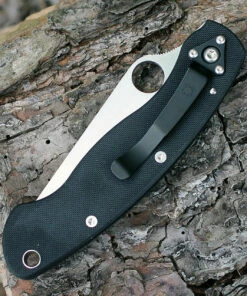 Spyderco Knives Spyderco C36GPLE Military Left Hand, 4" CPM S30V, Black G-10 Handle -Buck Knives Sales 36gple.3 62555.1566585927