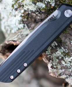 CRKT 3801 LCK+ Liner Lock, Assisted Opening Knife, 3.31" 8Cr13MoV Satin Plain Blade, Glass Reinforced Nylon Handle -Buck Knives Sales 3801.4 38677.1612457502