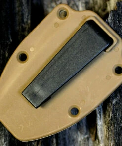 ESEE Knives ESEE 3PM, Plain Edge, Modified Pommel Coyote Brown Sheath -Buck Knives Sales 3p mb clip plate 1 35845.1566589535