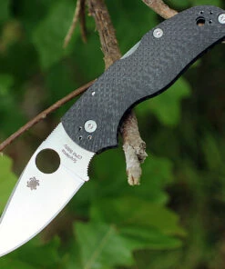 Spyderco Knives Spyderco Native 5 Fluted Carbon Fiber C41CFFP5, 2.95" CPM S90V Plain Blade