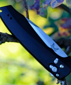 Benchmade Knives Benchmade Arcane 490, 3.2" CPM-S90V Plain Blade, Black Aluminum Handle -Buck Knives Sales 490.2 77535.1566586724