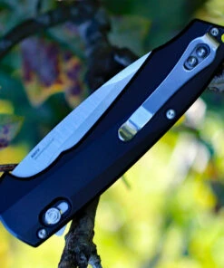 Benchmade Knives Benchmade Arcane 490, 3.2" CPM-S90V Plain Blade, Black Aluminum Handle -Buck Knives Sales 490.3 83980.1566586724