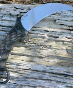 Cold Steel 49KST Steel Tiger Karambit, 4.75" AUS 8 Plain Blade, Black Griv-Ex Handle -Buck Knives Sales 49kst.2 23945.1566585890