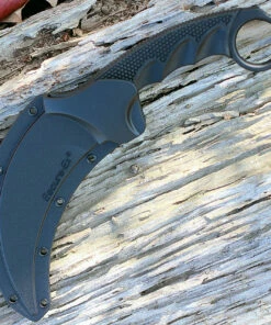 Cold Steel 49KST Steel Tiger Karambit, 4.75" AUS 8 Plain Blade, Black Griv-Ex Handle -Buck Knives Sales 49kst 85746.1566585891