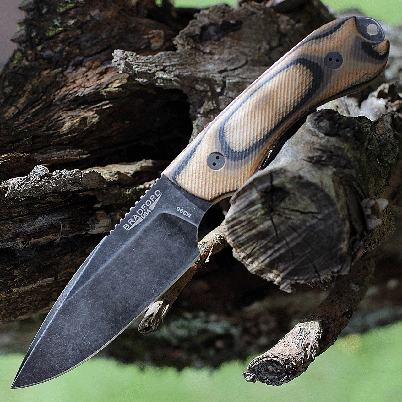 Bradford Guardian 4 - 3D G-Wood Micarta (4.5" Nimbus M390) 4FE-115N 1 Bradford Guardian 4 - 3D G-Wood Micarta (4.5" Nimbus M390) 4FE-115N