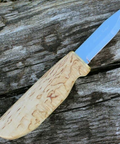 Marttiini Knives Marttiini 511017 New Handy, 3" Stainless Blade, Curly Birch Handle