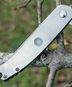 CRKT 5320 Vizzle, 3.35" 8Cr13MoV Plain Blade, SS Handle -Buck Knives Sales 5320.2 05645.1566585906