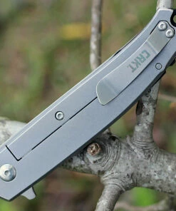 CRKT 5320 Vizzle, 3.35" 8Cr13MoV Plain Blade, SS Handle -Buck Knives Sales 5320.3 64437.1566585907