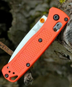 Benchmade Knives Benchmade 533 Mini Bugout, 2.82" CPM-S30V Drop-Point Plain Blade, Orange Grivory Handle -Buck Knives Sales 533.3 95588.1580400805