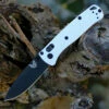 Benchmade Knives Benchmade 533BK-1 Mini Bugout, 2.82" CPM-S30V Black Cerakote Blade, White Grivory Handle