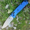 Benchmade Knives Benchmade Bugout 535S, 3.24" CPM-S30V Serrated Blade, Blue Grivory Handle