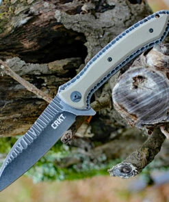 CRKT Apoc Framelock CR5380, 3.978" 8Cr13MoV Plain Blade, G10 Handle