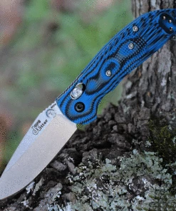 Doug Ritter Knives and Gear Doug Ritter Mini-RSK® MK1-G2 Knifeworks Exclusive - G-Mascus® Blue G-10/Stonewashed