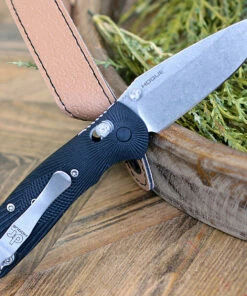 Doug Ritter Knives and Gear Doug Ritter Mini-RSK® MK1-G2 Knifeworks Exclusive - Black / Stonewashed -Buck Knives Sales 54196 02593.1588688779