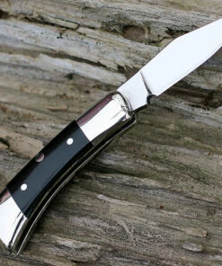 Cold Steel 54VPL Charm, 1.25" S35VN Plain Blade, Black Micarta Handle -Buck Knives Sales 54vpl.1 31081.1566585901