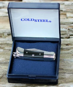 Cold Steel 54VPL Charm, 1.25" S35VN Plain Blade, Black Micarta Handle -Buck Knives Sales 54vpl.3 83335.1566585902