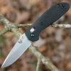 Benchmade Knives Benchmade Mini Griptilian 556-S30V, 2.91" S30V Drop Point Plain Blade, Black Noryl GTX Handle