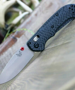 Benchmade Knives Benchmade 565-1 Mini Freek, 3.0" CPM-S90V Satin Plain Blade, Carbon Fiber Handle