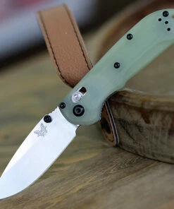 Benchmade Knives Benchmade 565-2101 Mini Freek, 3.0" CPM-S90V Satin Plain Blade, Natural G-10 Handle, 2021 Shotshow Exclusive