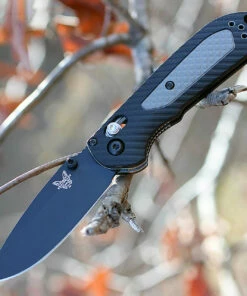 Benchmade Knives Benchmade 565BK Mini Freek, 3" CPM-S30V Plain Blade, Black/Gray Grivory Handle