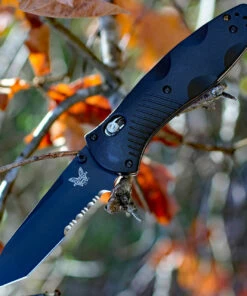 Benchmade Knives Benchmade Barrage 583SBK, 3.6 in. 154CM Stainless Blade, Assisted Opening, Black Combo Edge