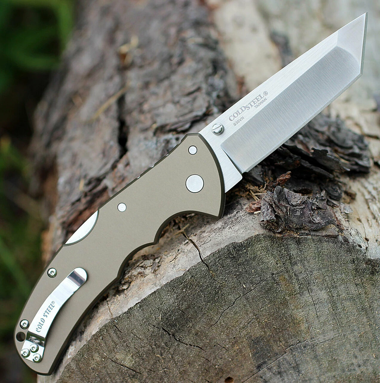 Cold Steel 58PT Code 4 Tanto, 3.5" S35VN Plain Blade, Aluminum Handle 2 Cold Steel 58PT Code 4 Tanto, 3.5" S35VN Plain Blade, Aluminum Handle - Image 2