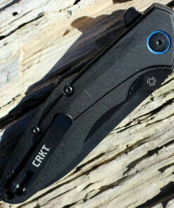 CRKT 6215 Caligo, 3.18" 8Cr13MoV Plain Blade, Black Anodized Aluminum Handle -Buck Knives Sales 6215.2 07292.1566585925