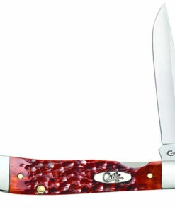 Case Kickstart Trapperlock 7004, 3.125" CV Blade, Jigged Chestnut Bone Handle, Pocket Clip