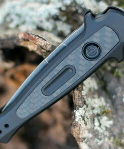 Kershaw Knives Kershaw 7125 Launch 12, 2.5 CPM154 Black Stonewash Blade, Black Aluminum w/Carbon Fiber Insert Handle -Buck Knives Sales 7125BLKBW.3 88724.1607458634