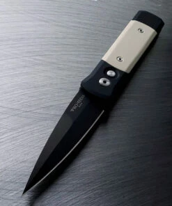 Pro-Tech Godson Tuxedo Automatic - Ivory Micarta (3.15" Blk) 752