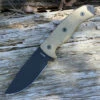Ontario 8667 Rat-5, 5" 1095 Plain Blade, Tan Micarta Handle