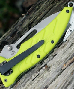 Ontario 8763 XR-1 Extreme Rescue, 3.375" N690Co Combo Blade, Safety Green Zytel Handle -Buck Knives Sales 8763.5 59500.1566587382