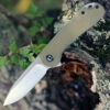 CIVIVI Knives CIVIVI Elementum C907S, 2.96" D2 Satin Drop Point Blade, Green Micarta Handles