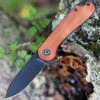 CIVIVI Knives CIVIVI Elementum C907U, 2.96" D2 Black Stonewashed Drop Point Blade, Cuibourtia Wood Handles