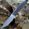 WE Knife Co. Reazio 921A, 4.15" CPM-20CV Stonewashed Blade, Twill Carbon Fiber Handles