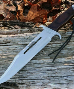 Rambo 9297 First Blood Part III Signature Edition, 13" 440 Plain Blade, Hardwood Handle