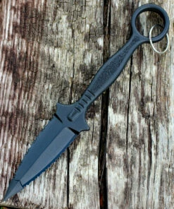 Cold Steel FGX Ring Dagger 92FR, 3 1/2" Dagger, Black Griv-Ex Handle