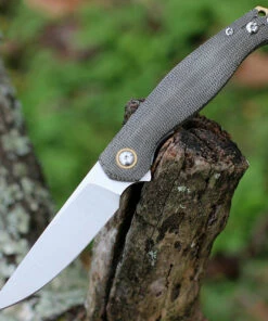 GiantMouse Ace Sonoma V2 - Green Micarta (3.4" Elmax Stonewash)