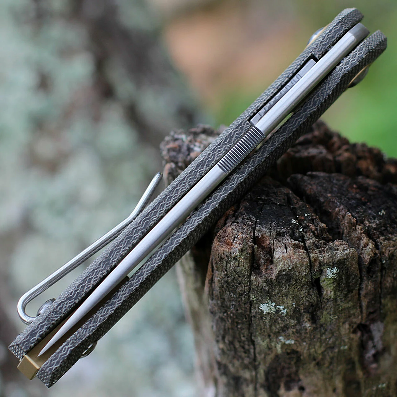 GiantMouse Ace Sonoma V2 - Green Micarta (3.4" Elmax Stonewash) 4 GiantMouse Ace Sonoma V2 - Green Micarta (3.4" Elmax Stonewash) - Image 4